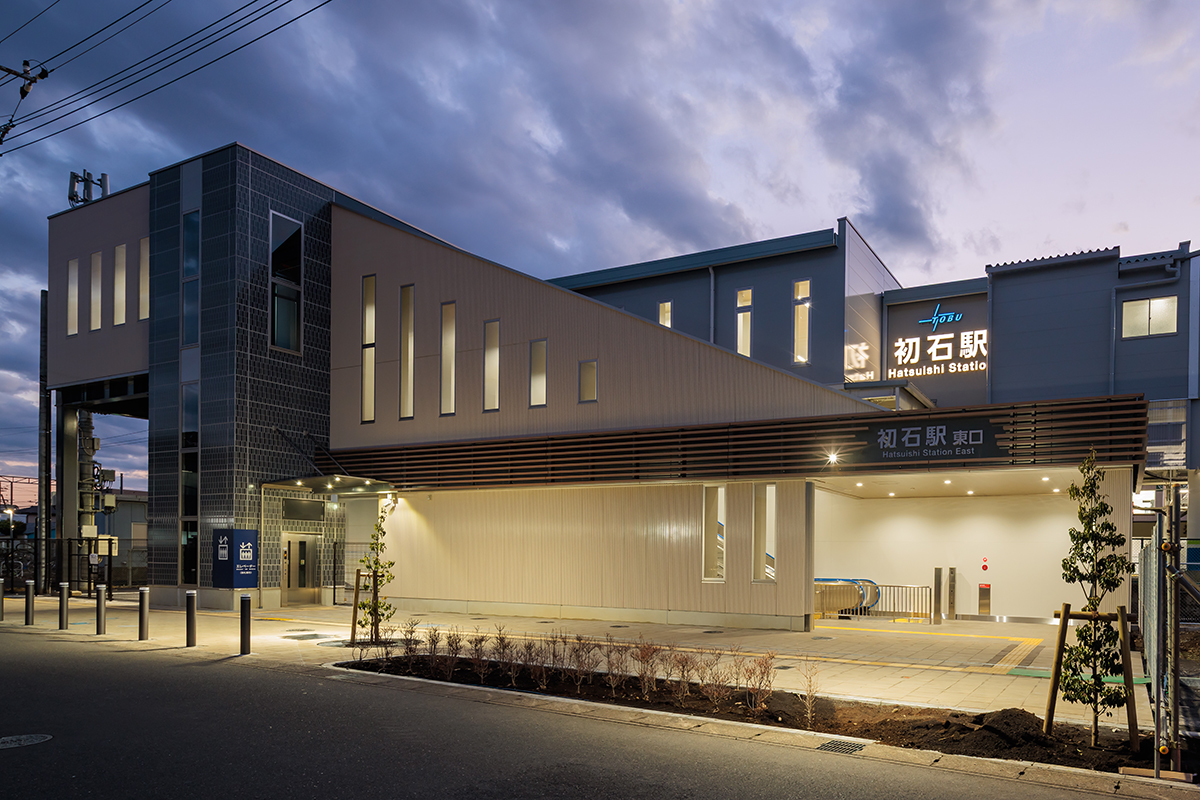 初石駅橋上化 - 画像1