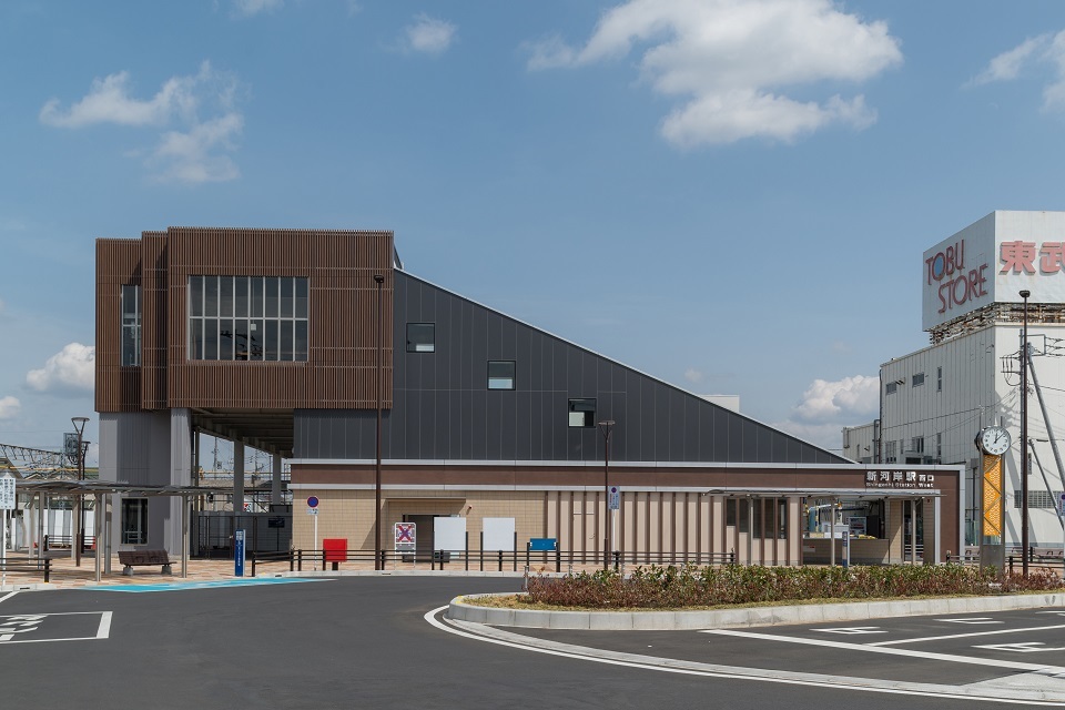 新河岸駅橋上化 - 画像1