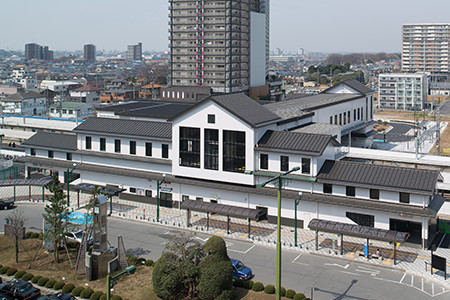 東武鉄道野田線の岩槻駅駅舎イメージ