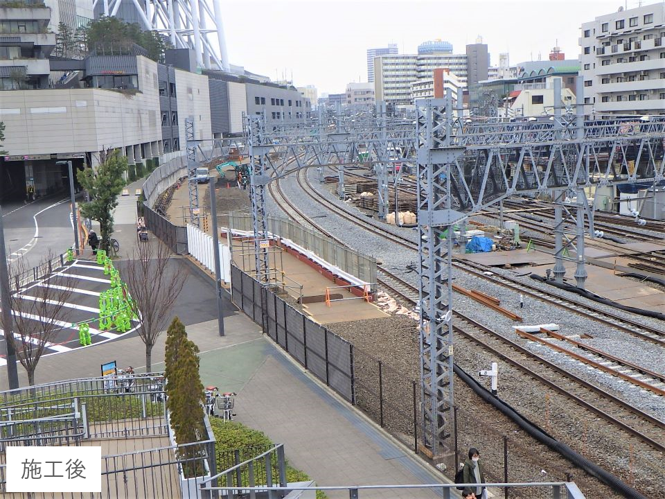 とうきょうスカイツリー駅付近仮線軌道切替工事 画像5